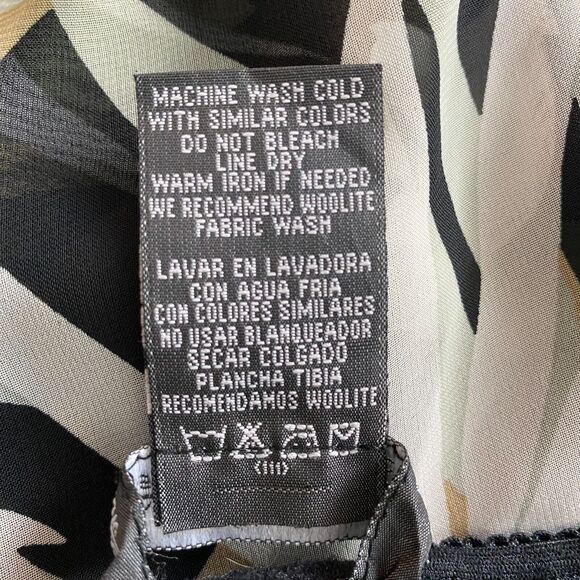 Jonathan Martin Skirt 18W Brown Flowy Fairy Boho Gypsy Folk Handkerchief Flaw - Picture 14 of 14